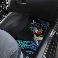 Polynesian Cancers Awareness Car Mats Hummingbird - Fly High Until We Meet Again LT7 - Polynesian Pride