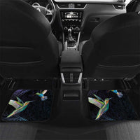 Polynesian Cancers Awareness Car Mats Hummingbird - Fly High Until We Meet Again LT7 Set 2pcs - Back Colorful - Polynesian Pride