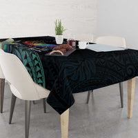 Polynesian Cancers Awareness Tablecloth Hummingbird - Fly High Until We Meet Again