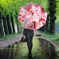 Pink Palaka Hawaii Aloha Umbrella Koi Pond Mix Sakura LT7 - Polynesian Pride