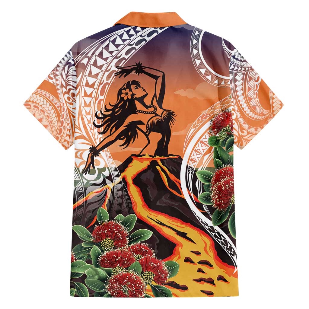 Hawaii Women's Day Tribal Family Matching Puletasi and Hawaiian Shirt Pele Honua Mea LT7 - Polynesian Pride
