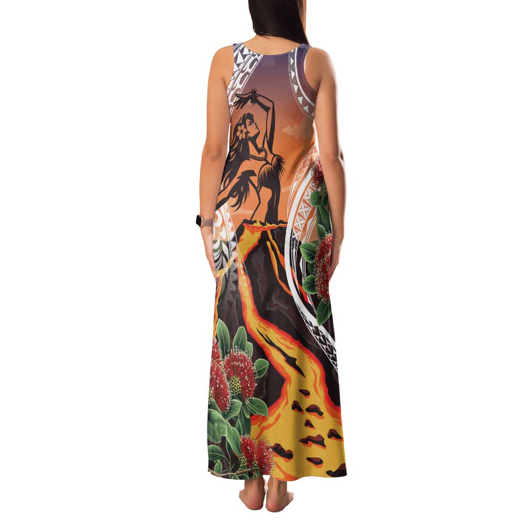 Hawaii Women's Day Tribal Family Matching Tank Maxi Dress and Hawaiian Shirt Pele Honua Mea LT7 - Polynesian Pride