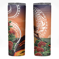 Hawaii Women's Day Tribal Skinny Tumbler Pele Honua Mea LT7 Art - Polynesian Pride