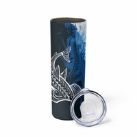 World Ocean Day Pasifika Skinny Tumbler Awaken New Depths LT7 - Polynesian Pride