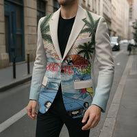 Summer Holiday It's 5 o'clock Somewhere Vintage Hawaii Blazer LT7 - Polynesian Pride