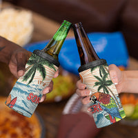 Summer Holiday It's 5 o'clock Somewhere Vintage Hawaii 4 in 1 Can Cooler Tumbler LT7 - Polynesian Pride
