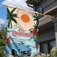 Summer Holiday It's 5 o'clock Somewhere Vintage Hawaii Garden Flag LT7 - Polynesian Pride