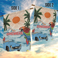 Summer Holiday It's 5 o'clock Somewhere Vintage Hawaii Garden Flag LT7 - Polynesian Pride