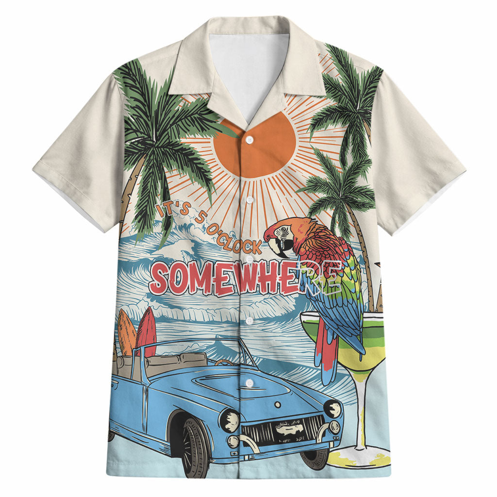 Summer Holiday It's 5 o'clock Somewhere Vintage Hawaii Hawaiian Shirt LT7 Colorful - Polynesian Pride