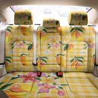 Aloha Hawaii Palaka Print Mango Plumeria Back Car Seat Cover Fresh Lemon LT7 - Polynesian Pride