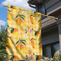 Aloha Hawaii Palaka Print Mango Plumeria Garden Flag Fresh Lemon LT7 - Polynesian Pride