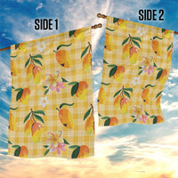 Aloha Hawaii Palaka Print Mango Plumeria Garden Flag Fresh Lemon LT7 - Polynesian Pride