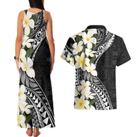 Aloha Hawaii Festive Couples Matching Tank Maxi Dress and Hawaiian Shirt Frangipani Lace Classic LT7 - Polynesian Pride