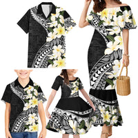 Aloha Hawaii Festive Family Matching Mermaid Dress and Hawaiian Shirt Frangipani Lace Classic LT7 - Polynesian Pride