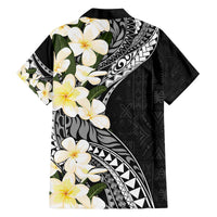 Aloha Hawaii Festive Family Matching Off Shoulder Short Dress and Hawaiian Shirt Frangipani Lace Classic LT7 - Polynesian Pride
