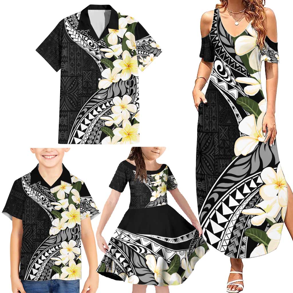 Aloha Hawaii Festive Family Matching Summer Maxi Dress and Hawaiian Shirt Frangipani Lace Classic LT7 - Polynesian Pride