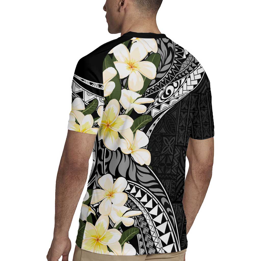 Aloha Hawaii Festive Rugby Jersey Frangipani Lace Classic
