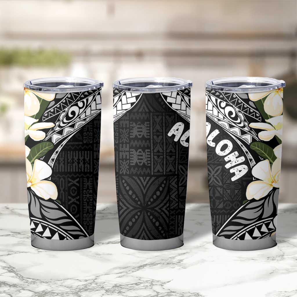 Aloha Hawaii Festive Tumbler Cup Frangipani Lace Classic LT7 - Polynesian Pride