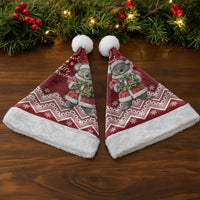 Here For A Koality Xmas Australia Abogirinal Christmas Santa Hat Santa Koala LT7 - Polynesian Pride