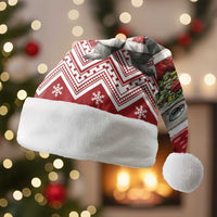 Here For A Koality Xmas Australia Abogirinal Christmas Santa Hat Santa Koala LT7 Without Fur Red - Polynesian Pride