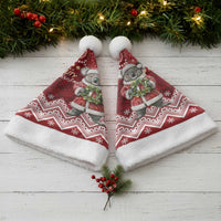 Here For A Koality Xmas Australia Abogirinal Christmas Santa Hat Santa Koala LT7 - Polynesian Pride