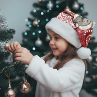 Here For A Koality Xmas Australia Abogirinal Christmas Santa Hat Santa Koala LT7 - Polynesian Pride