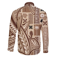 Samoa Tapa Family Matching Tank Maxi Dress and Hawaiian Shirt Siapo Mix Tatau Patterns LT7 - Polynesian Pride