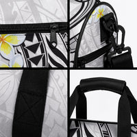 Hawaii Aloha Duffle Bag Plumeria Vintage - White