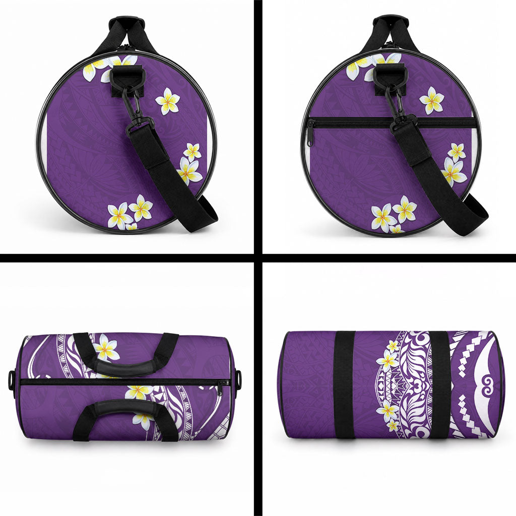 Hawaii Aloha Duffle Bag Plumeria Vintage - Violet