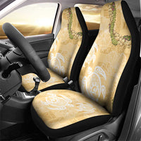 Aloha Honolulu Festival Car Seat Cover Hawaii Kapa Mix Flowers Lei LT7 - Polynesian Pride