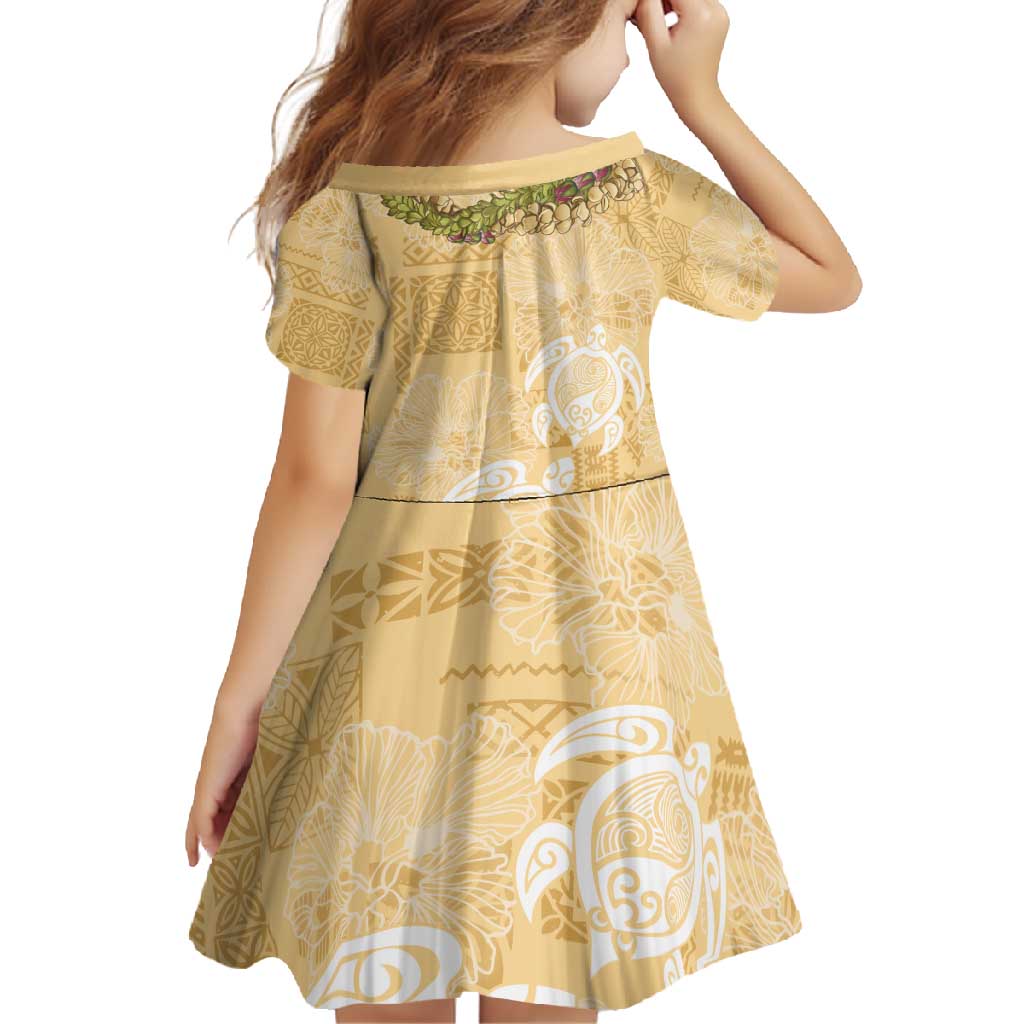 Aloha Honolulu Festival Family Matching Summer Maxi Dress and Hawaiian Shirt Hawaii Kapa Mix Flowers Lei LT7 - Polynesian Pride
