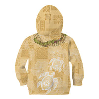 Aloha Honolulu Festival Kid Hoodie Hawaii Kapa Mix Flowers Lei LT7 - Polynesian Pride