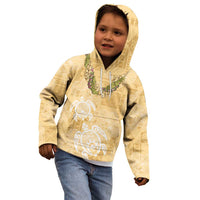 Aloha Honolulu Festival Kid Hoodie Hawaii Kapa Mix Flowers Lei LT7 - Polynesian Pride