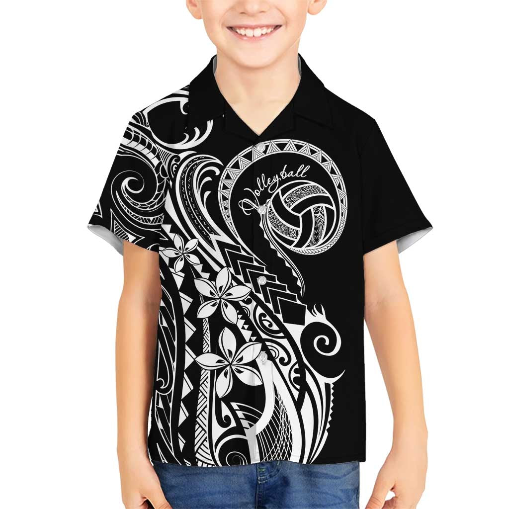 Polynesia Beach Volleyball Personalized Family Matching Long Sleeve Bodycon Dress and Hawaiian Shirt Basic