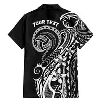 Polynesia Beach Volleyball Personalized Family Matching Off Shoulder Short Dress and Hawaiian Shirt Basic