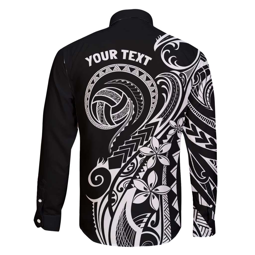 Polynesia Beach Volleyball Personalized Family Matching Short Sleeve Bodycon Dress and Hawaiian Shirt Basic