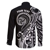 Polynesia Beach Volleyball Personalized Family Matching Short Sleeve Bodycon Dress and Hawaiian Shirt Basic