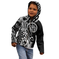 Polynesia Beach Volleyball Personalized Kid Hoodie Basic