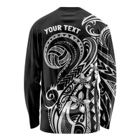 Polynesia Beach Volleyball Personalized Long Sleeve Shirt Basic