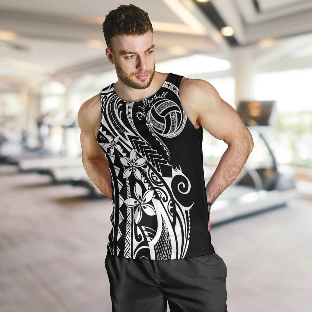 Polynesia Beach Volleyball Personalized Men Tank Top Basic LT7 Black - Polynesian Pride