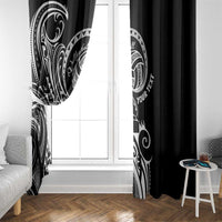 Polynesia Beach Volleyball Personalized Window Curtain Basic