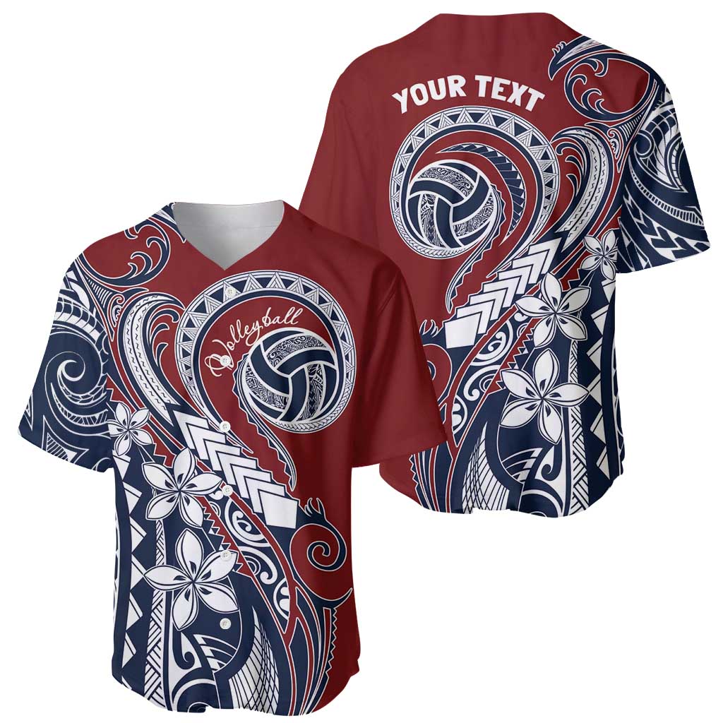 Polynesia Beach Volleyball Personalized Baseball Jersey Special