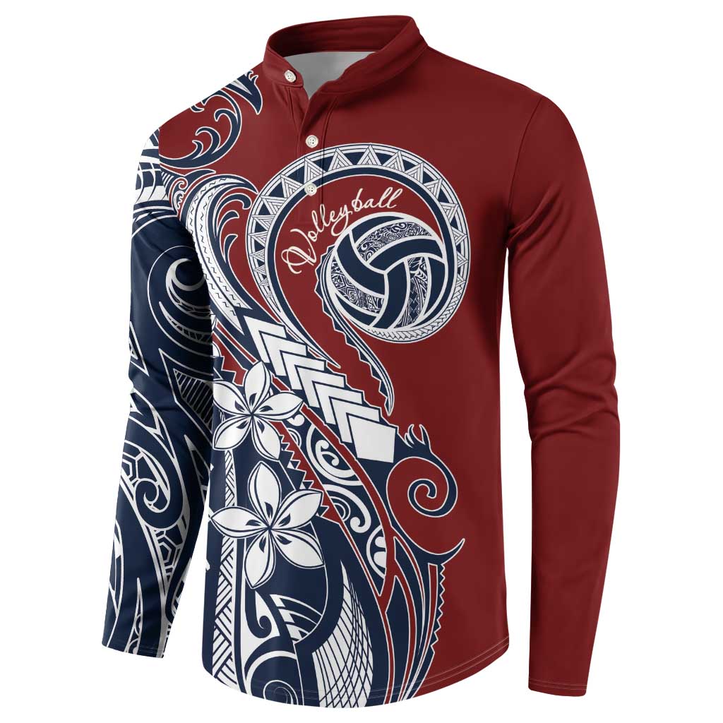 Polynesia Beach Volleyball Personalized Button Sweatshirt Special
