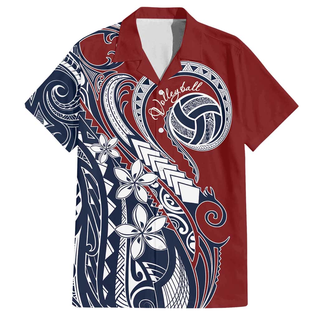 Polynesia Beach Volleyball Personalized Family Matching Off Shoulder Maxi Dress and Hawaiian Shirt Special