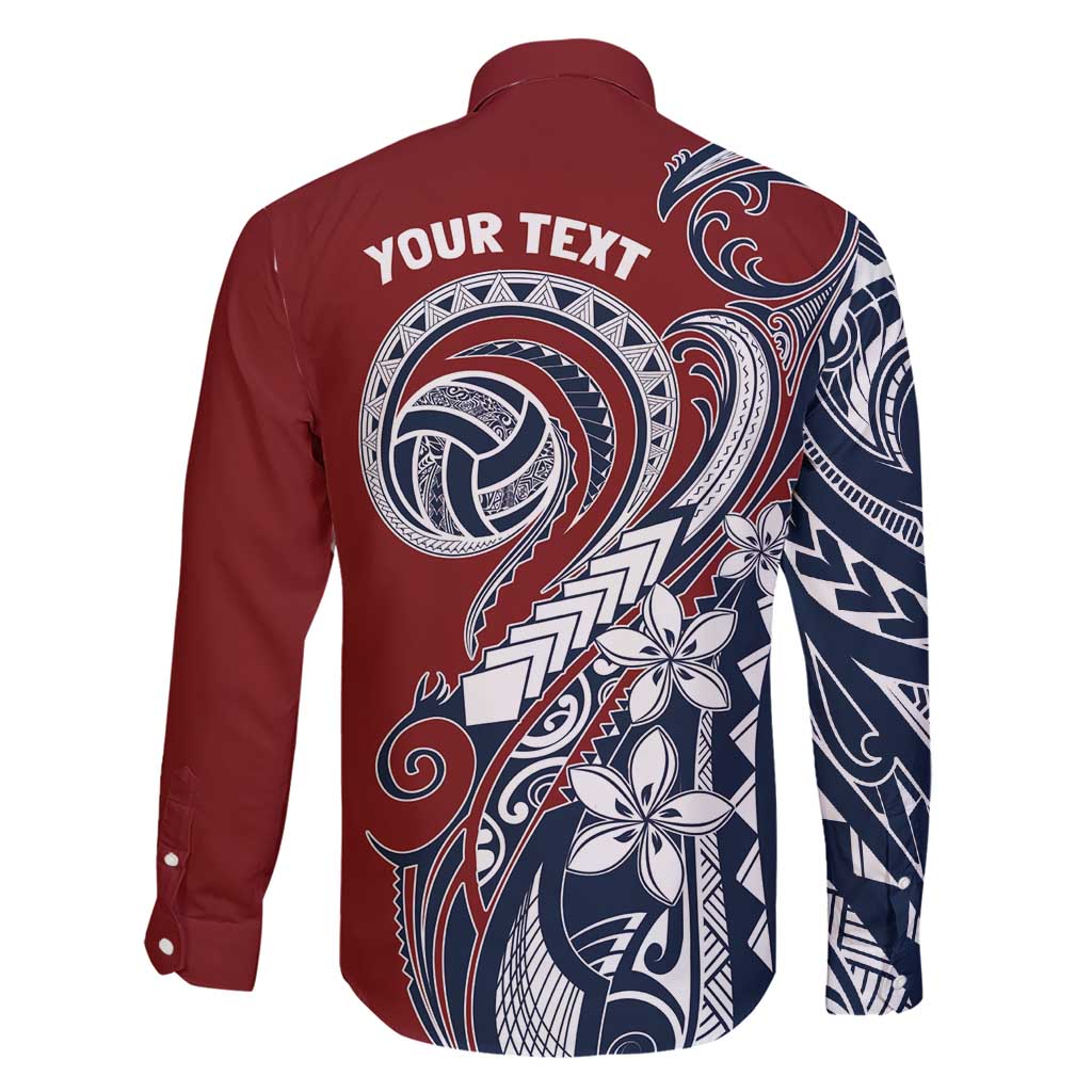 Polynesia Beach Volleyball Personalized Family Matching Short Sleeve Bodycon Dress and Hawaiian Shirt Special