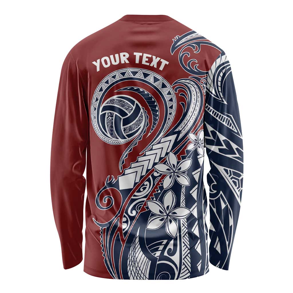 Polynesia Beach Volleyball Personalized Long Sleeve Shirt Special