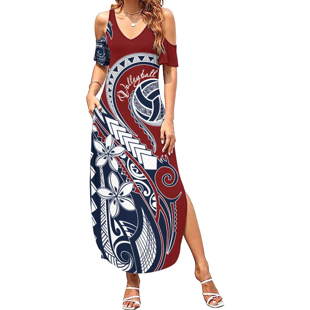 Polynesia Beach Volleyball Personalized Summer Maxi Dress Special
