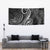 Polynesia Plumeria Lei Tapestry Black Curves Motif