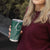 Polynesia Plumeria Lei Tumbler Cup Sage Green Curves Motif