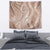 Polynesia Plumeria Lei Tapestry Beige Curves Motif